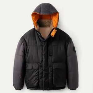 UGG  Kristian Convertible Vest Hood Puffer Jacket Coat Unisex S/M NEW